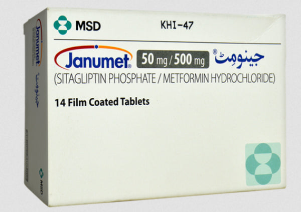 Janumet Tablets 50/500mg 14's